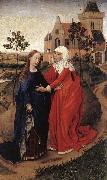 WEYDEN, Rogier van der Visitation oil